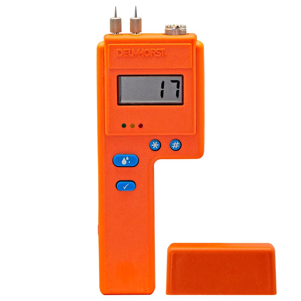 Instrumento de medición de humedad en la madera, papel, : AS971, higrómetro  digital con retroiluminación, sensor de medición con 2 pines. - MTLAB