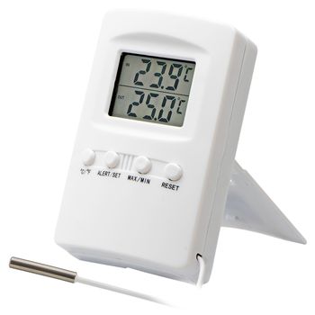 Termometro Quimico Mercurio Rango -10 a 110C Largo 262mm
